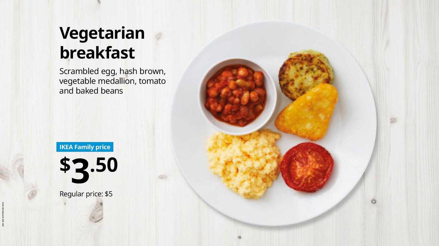 IKEA Breakfast Menu Australia Restaurant Food Menu IKEA