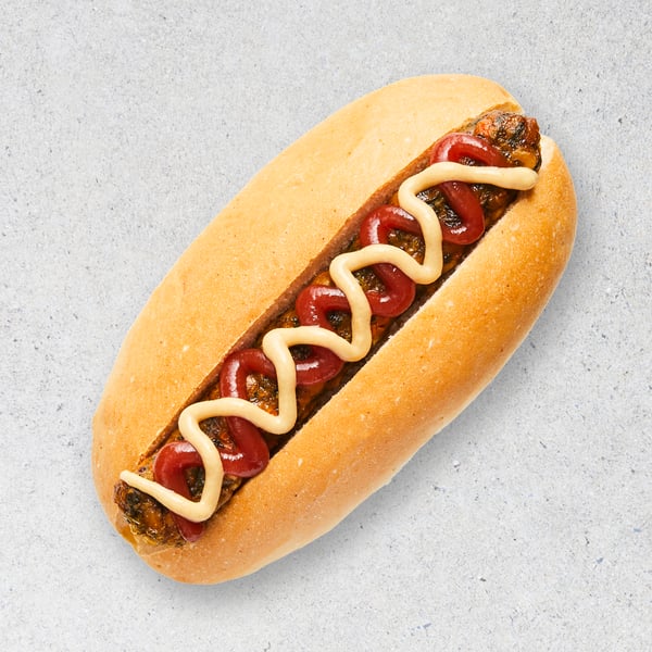 Vegetarian hot dog