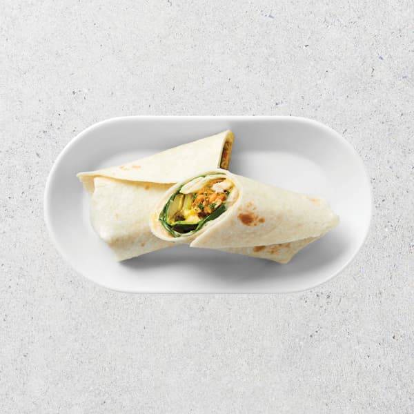 Veggie dog wrap