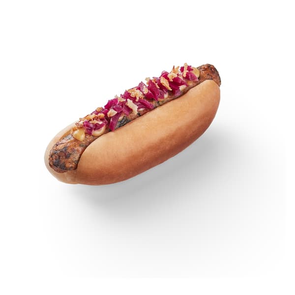 Veggie Hot Dog.