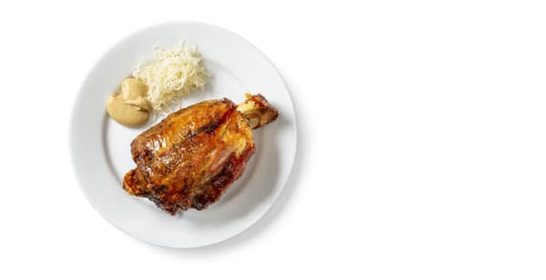 Vepřové koleno s křenem a hořčicí