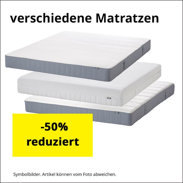  Verschiedene Matratzen in der Fundgrube Graz um 50% reduziert.