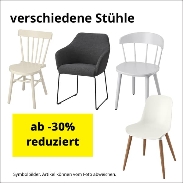  Verschiedene Stühle in der Fundgrube Graz ab 30% reduziert.