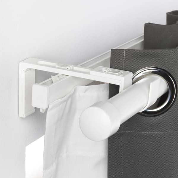 IKEA Ganci Per Tenda - Set 24 Pezzi, Acciaio Inox Grigio