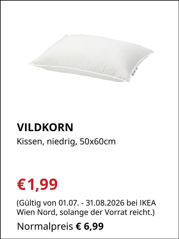 VILDKORN
Kissen, niedrig, 50x60cm

€1,99 statt €6,99