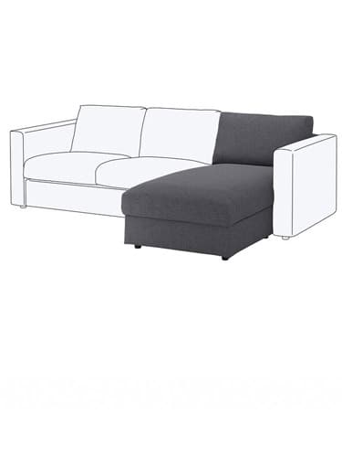 VIMLE Chaiselong-sektion.