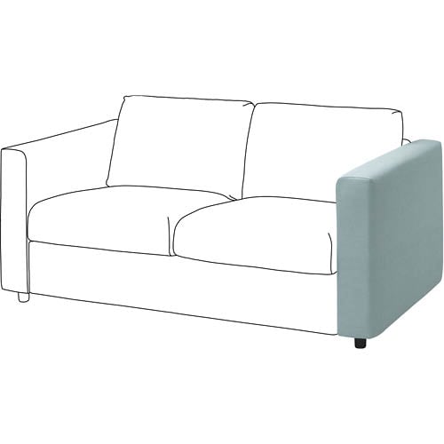 VIMLE
Cover for armrest,
Saxemara light blue