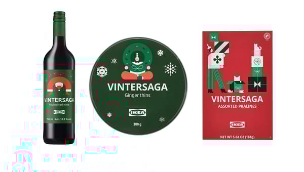 Vino rosso speziato, biscotti allo zenzero e scatola regalo VINTERSAGA