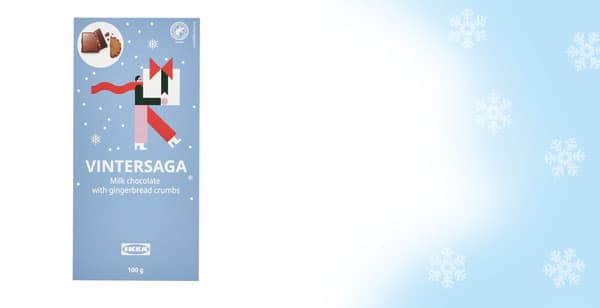 vintersaga čokoláda, 100g