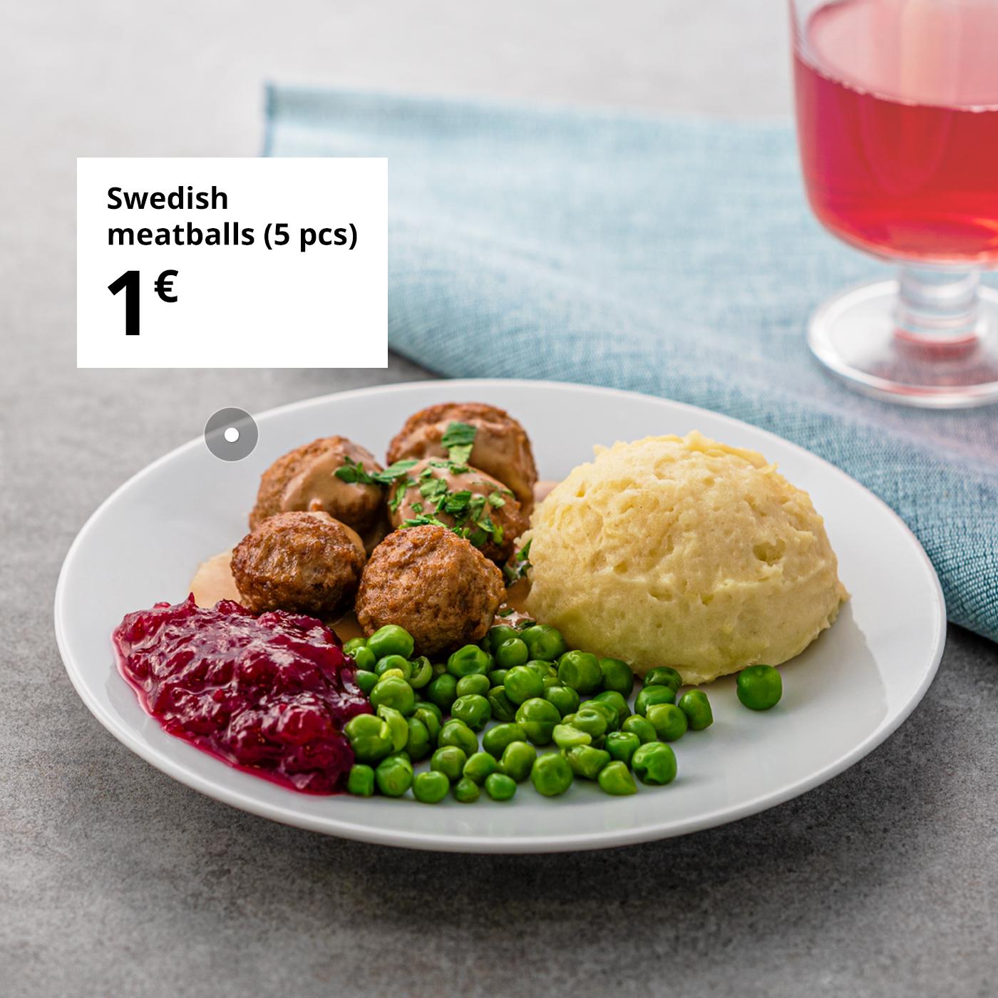 Visit the Swedish restaurant, where children up to 12 can enjoy our iconic Swedish meatballs for just €1. The offer is valid until 31 March.