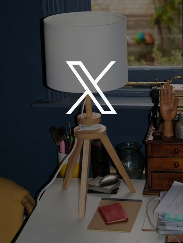 Visit X's social media page
