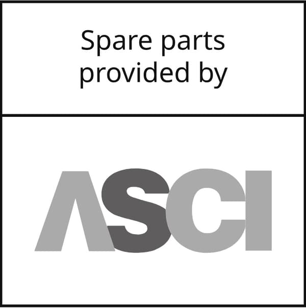 Visual showing IKEA spare parts from ASCI Service GmbH.
