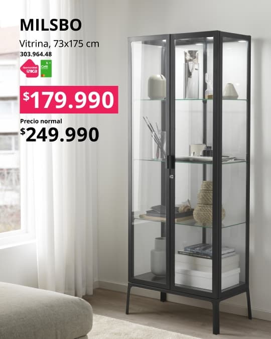 Vitrina MILSBO con oportunidad única con tu CMR