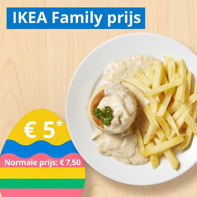 Vol-au-vent met frietjes voor maar 5 euro. 