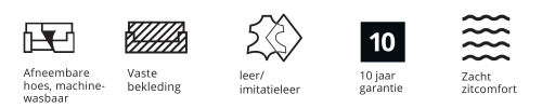 Voordelen en eigenschappen SMEDSTORP serie zitbanken.