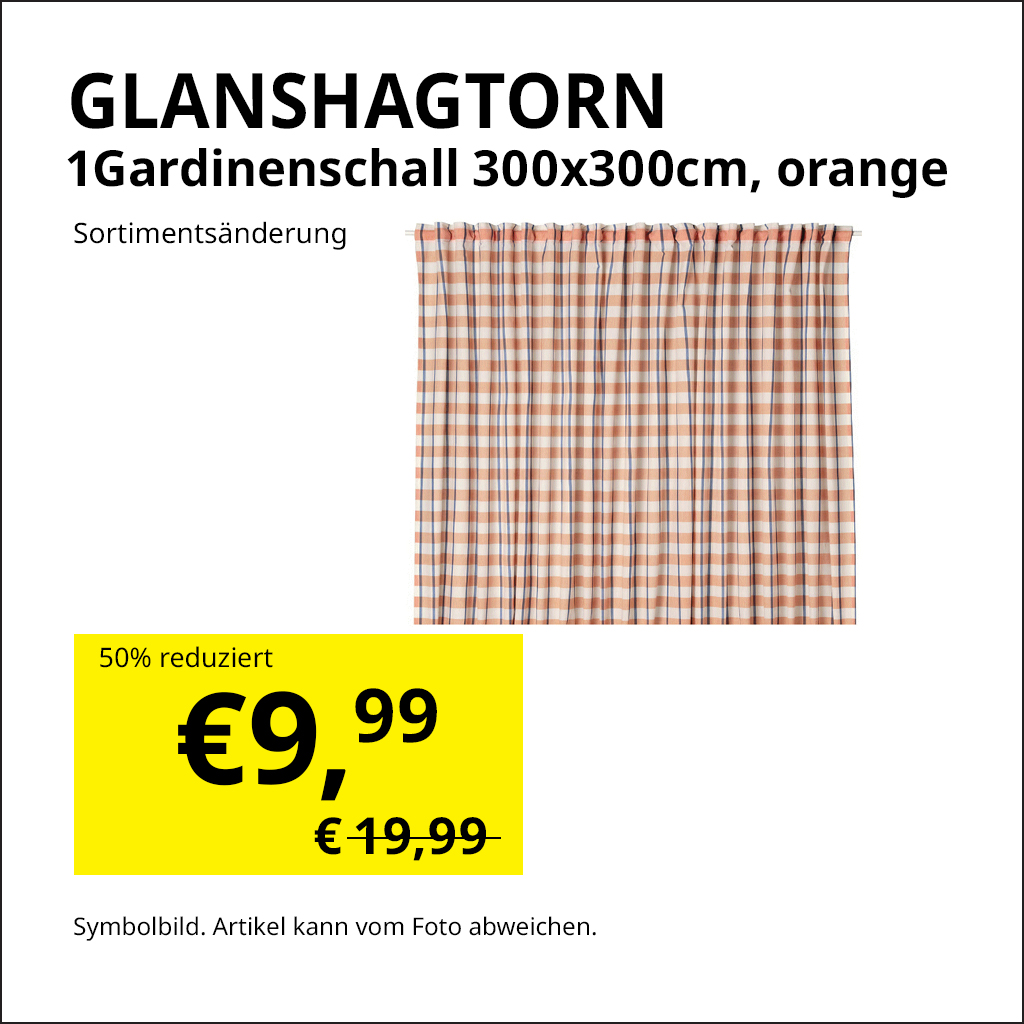 Vorhang orange