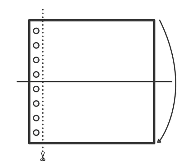 Vous aimeriez habiller votre tête de lit? IKEA vous propose un guide pas à pas pour relooker la tête de lit MALM avec de la mousse et un rideau en velours. Cette étape illustrée montre comment plier et découper le rideau.