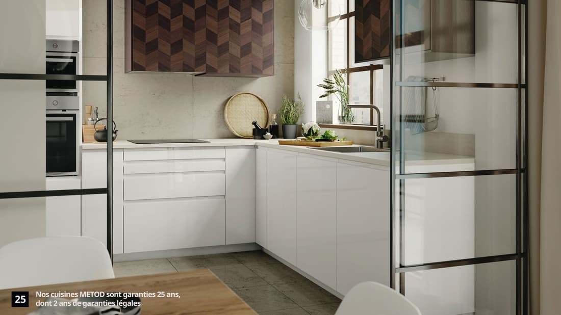 Cuisines METOD finition RINGHULT blanc - IKEA