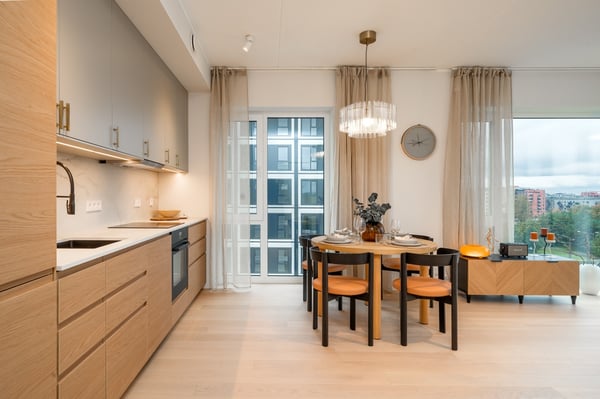 VOXTORP front panels in the kitchen