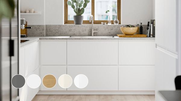 VOXTORP fronts 

Multiple colours, handleless design, lasting quality. Suitable for the METOD system