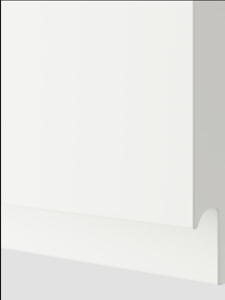 VOXTORP matt fehér konyhaszekrényajtó