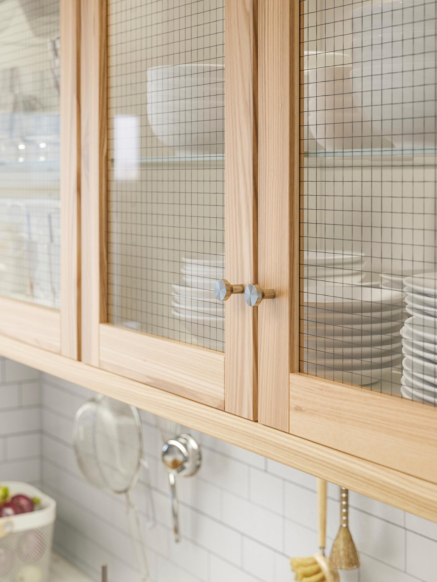 A simple and functional TORHAMN natural ash kitchen - IKEA