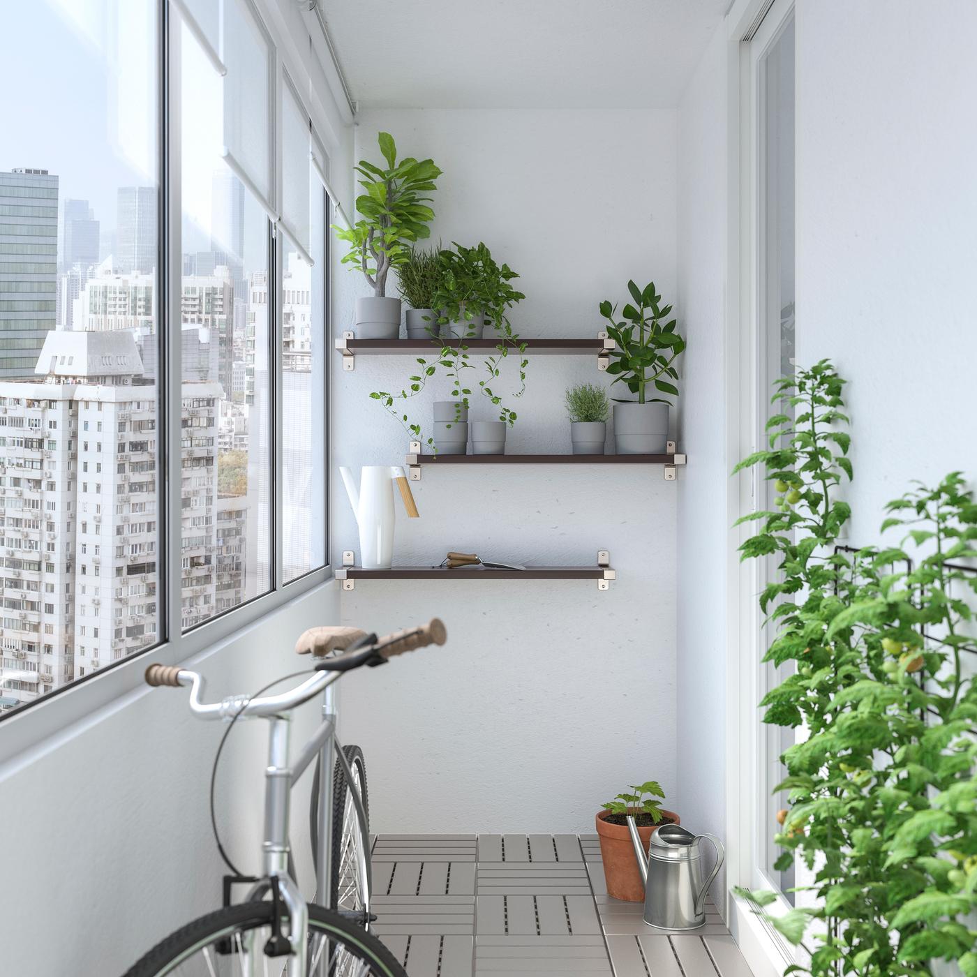 Wall shelves outdoor