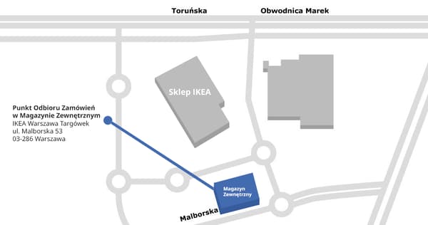 Warszawa Targówek - Punkt Odbioru Zamówień w sklepie IKEA