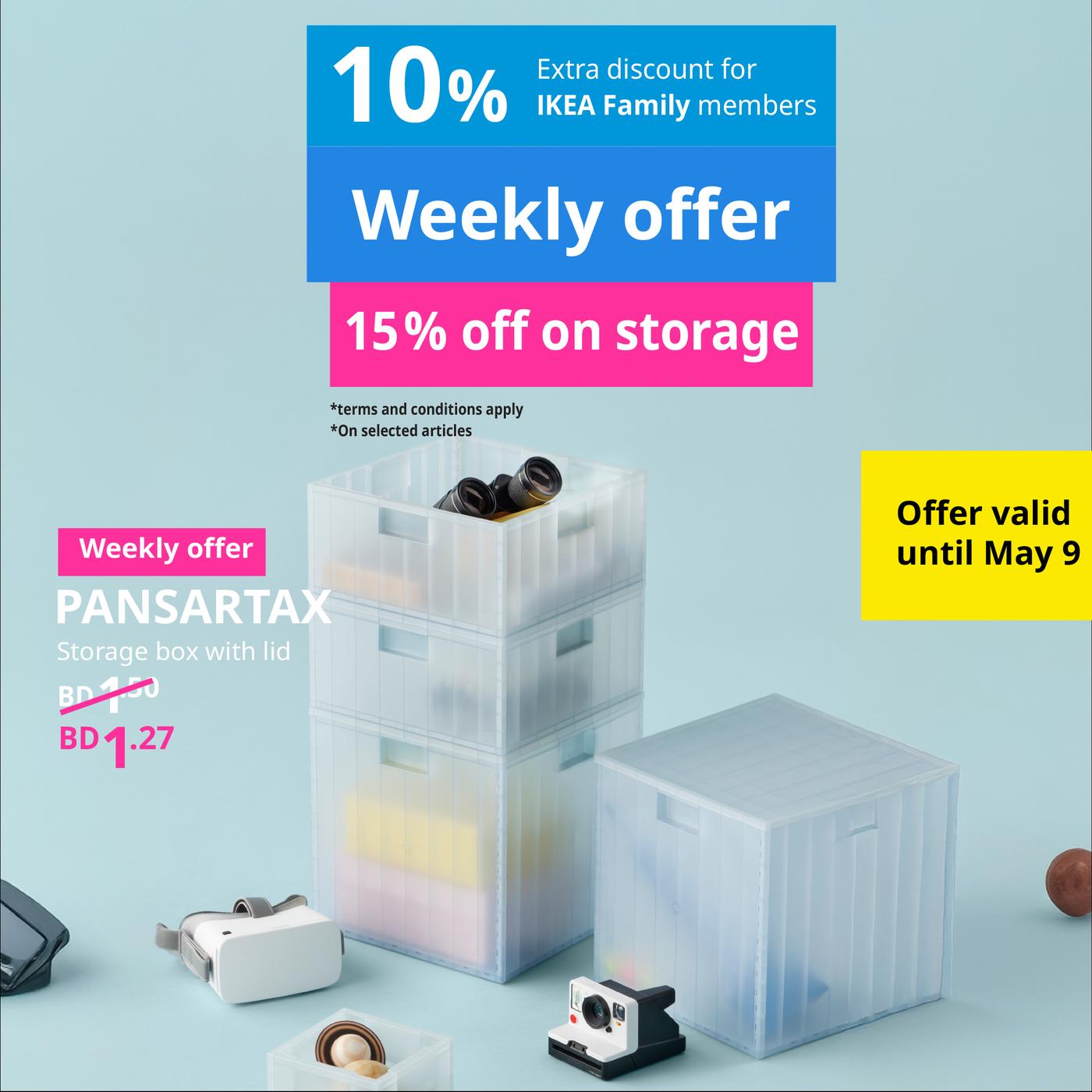 Weekly offer