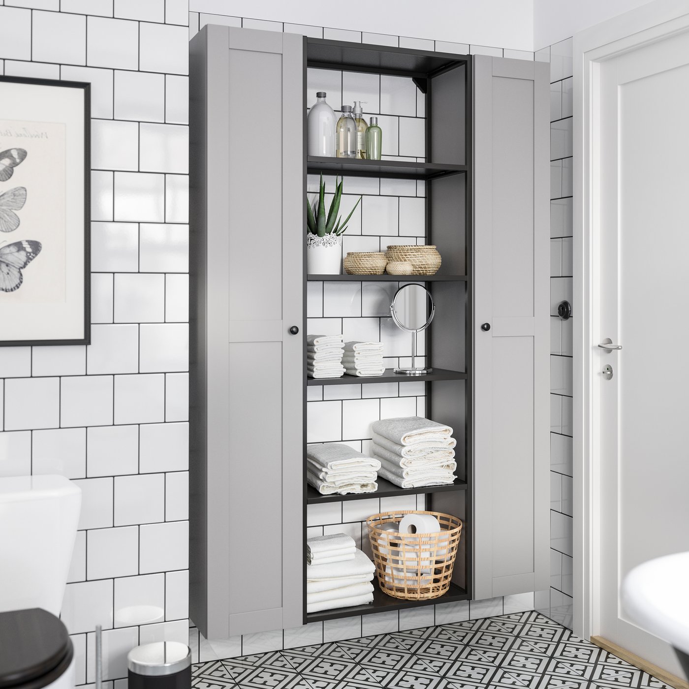 Ein schickes ENHET Badezimmer mit Platz für zwei - IKEA Österreich