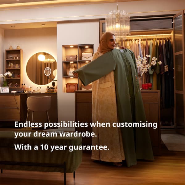 Welcome endless possibilities with our PAX wardrobe frames & customisable interiors