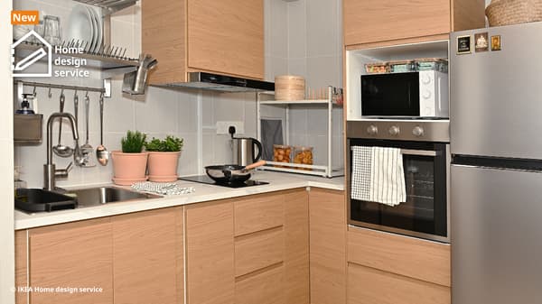 Welcome to a scandinavian modern 2-room flexi BTO for a retired executive, designed by IKEA Home design service.