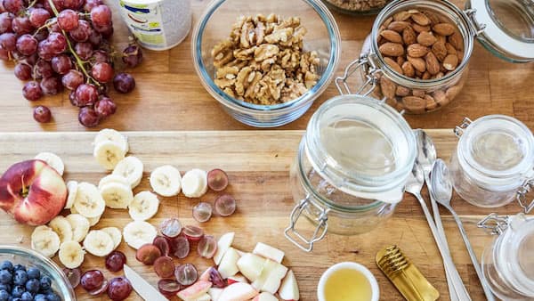 Wellness-Frühstück zuhause zur Entspannung.