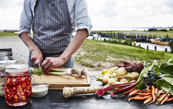 We’re learning how to pickle and preserve food from chef Martin Sjöstrand.