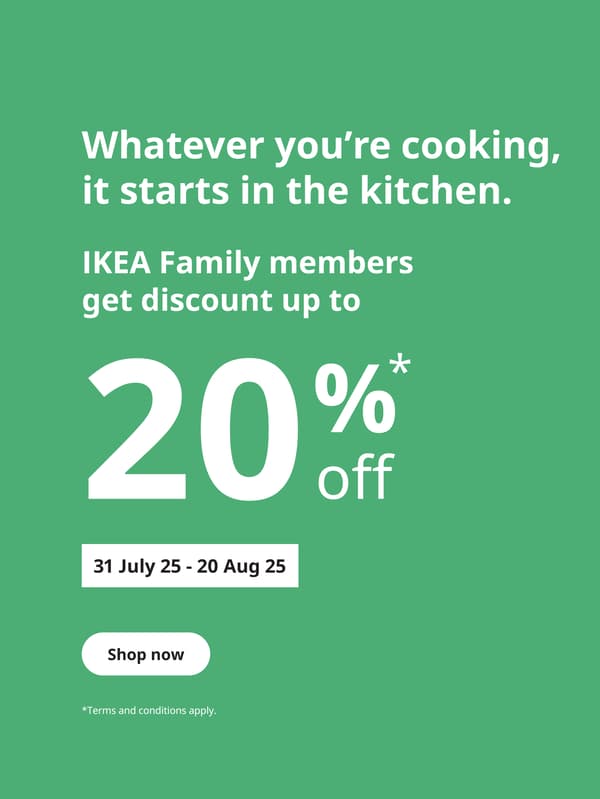 Whatever you're cooking. It starts in the kitchen.