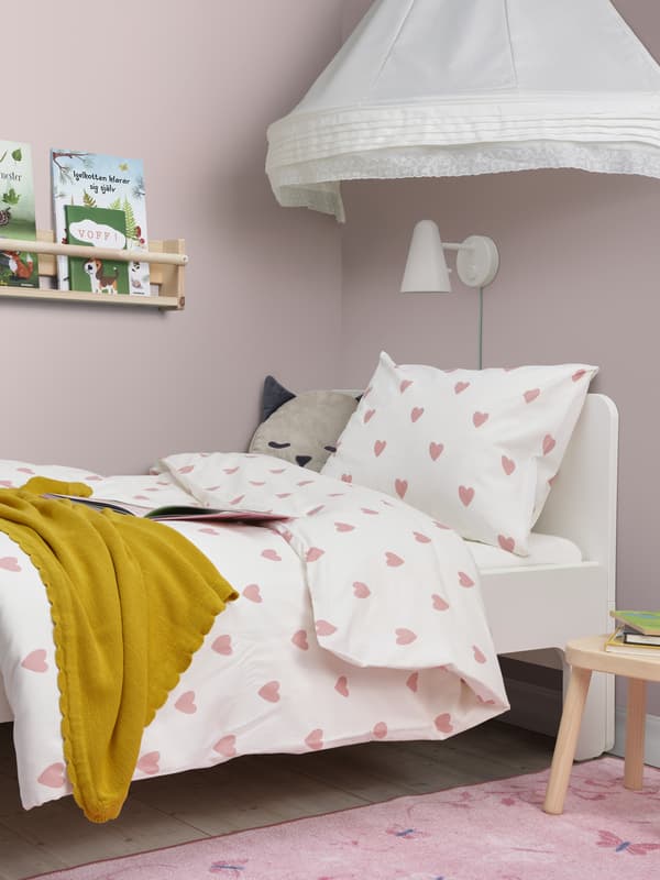 White bed