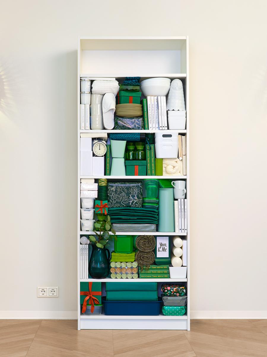 White BILLY bookcase - almost full