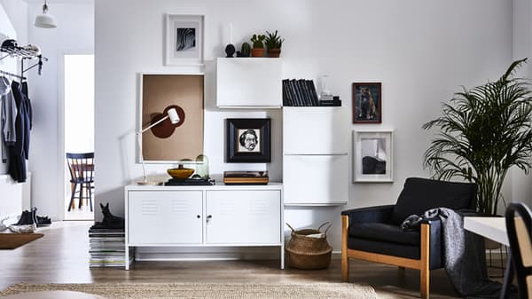 white cabinet