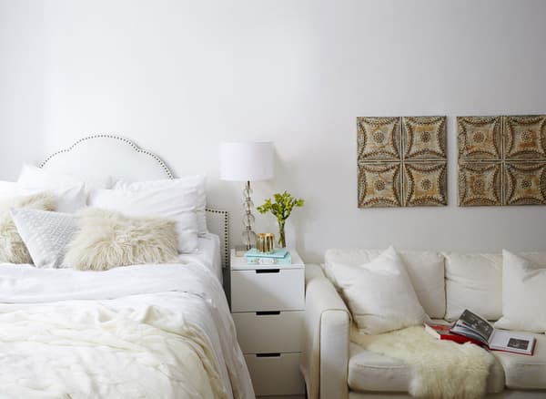 White helps open up a small-space home