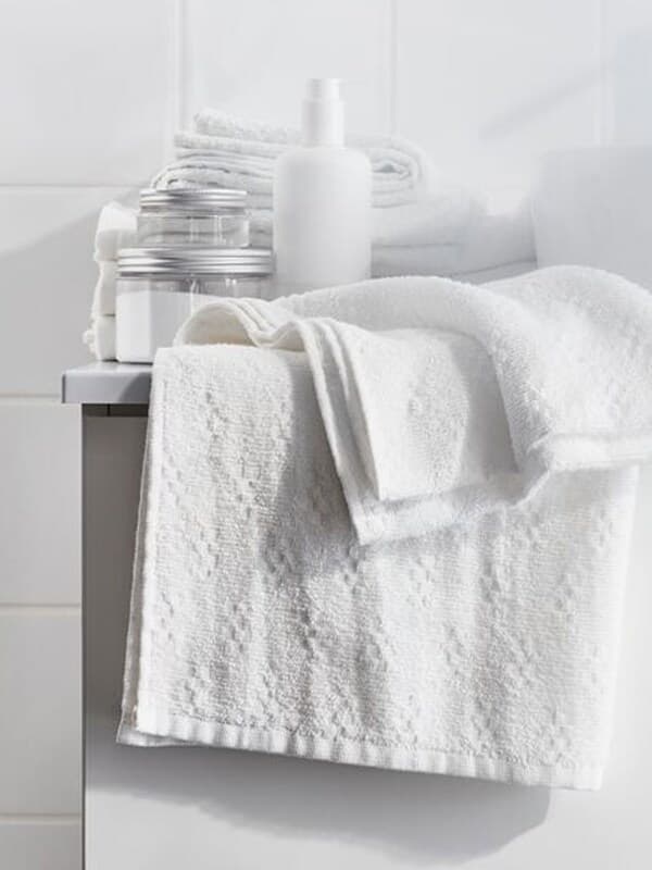 White towels