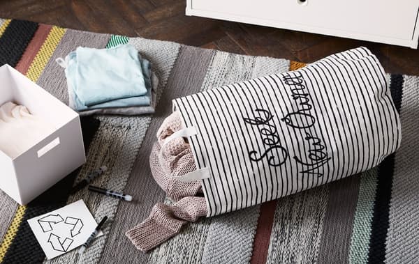 With the right system for storage and everyday sorting, even a small wardrobe solution goes a long way.