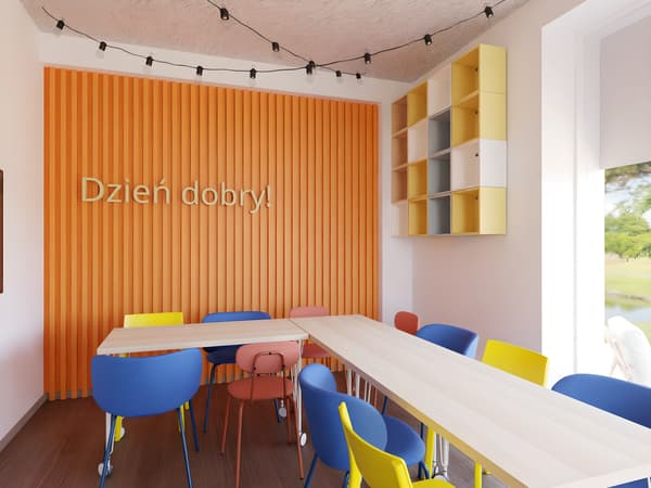 Wizualizacja wnętrza dla firm wykonana przez projektantów IKEA.