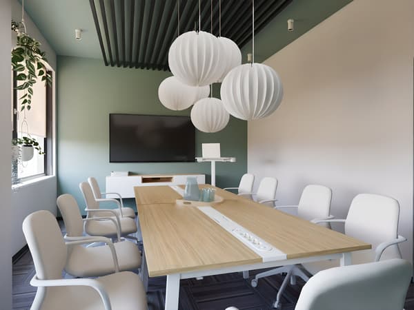 Wizualizacja wnętrza dla firm wykonana przez projektantów IKEA.