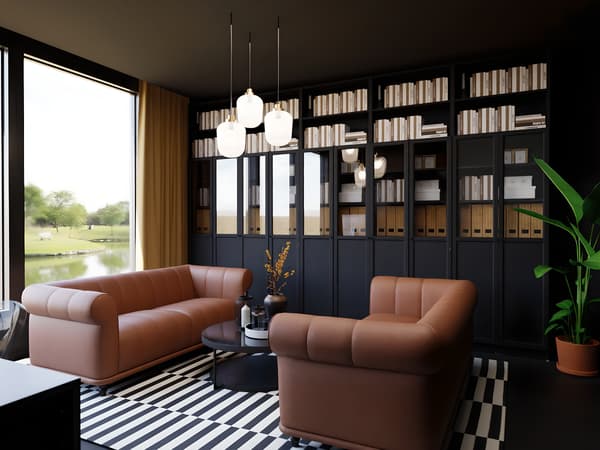 Wizualizacja wnętrza dla firm wykonana przez projektantów IKEA.