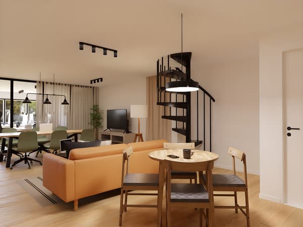 Wizualizacja wnętrza dla firm wykonana przez projektantów IKEA.