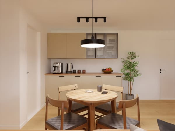 Wizualizacja wnętrza dla firm wykonana przez projektantów IKEA.