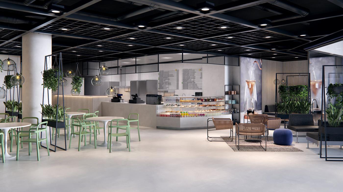 Wnętrze IKEA w Blue City