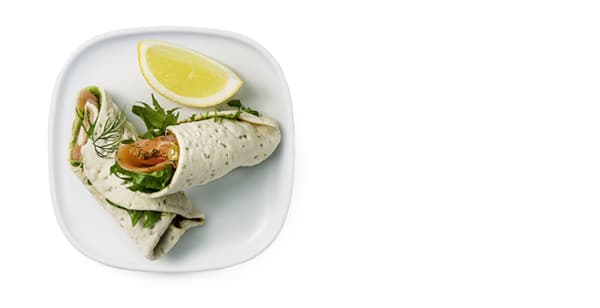 Wrap s lososem