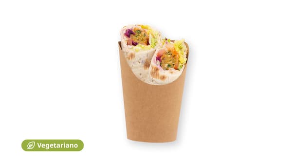 Wrap vegetariano.