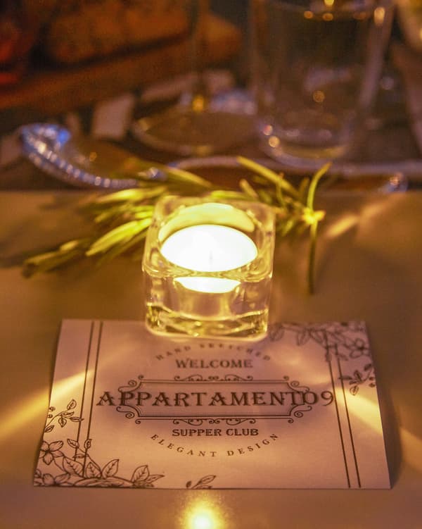 Write menu cards and light candles.